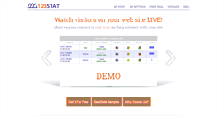 Desktop Screenshot of 123stat.com